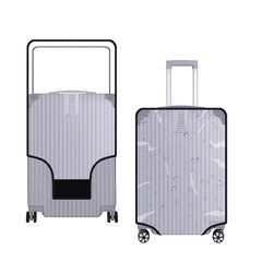 24 Inch Luggage Cover Protector Bag PVC Clear Plastic Suitcase Cover Protecto…
