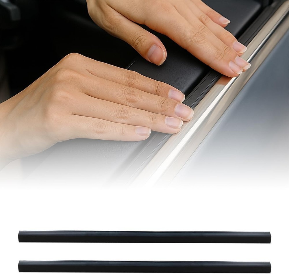 Car Rubber Side Window Wiper Blade, Multi-Function 14&Prime; Auto Door Glass Insert…