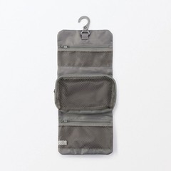 MUJI Polyester Hanging Organizer with Removable Pouch GRAY – Compact Storage