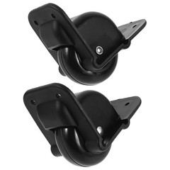 Reusable Plastic Suitcase Repair Wheels Smooth Swivel 360 Degree Stable Locking