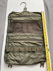 Military Olive Green Hanging Travel Toiletry Organizer Bag for Men Women