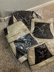 The M Resort Travel Bag Set Of 4. Tan.