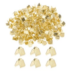 280Pcs 6mm Tape Terminals with Polka Dots for DIY, for KC-Gold