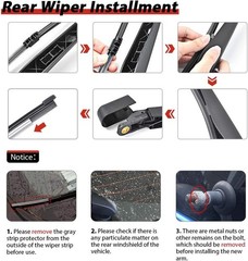 OTUAYAUTO Rear Windshield Wiper Arm Blade Kits Replacement for Ford Explorer