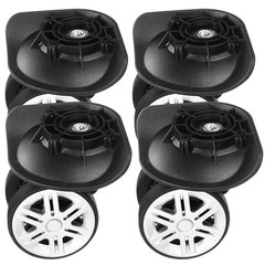 4Pcs Luggage Wheel Replacement Kit Durable Double Row Swivel Suitcase Wheels