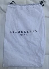 Liebeskind Berlin Dust Purse Shoe Bag White 8” by 13”