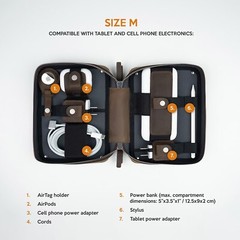 HandMade – Compact Travel Bag for Phone & Electronics: Keep Your Gear Organized!