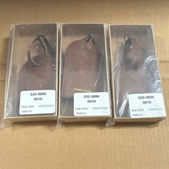 Frye & Co Leather Vintage Cognac broluggage tags for traveling 3 pack One Size
