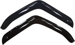 Dark Smoke Tape-On Rain Guards for Freightliner Cascadia 2007-2017, 2 Pcs Set