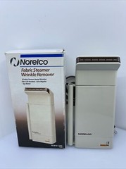 Vintage Norelco Travel Care Fabric Steamer/Wrinkle Remover Model TS60 White
