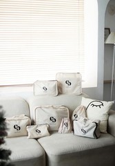 8Pcs Packing Cubes Clothes Travel Storage Bags Luggage Organizer Pouch Suitcase