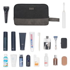 Large Water-Resistant Hanging Toiletry Bag for Travel – Dopp Kit for Men & Women