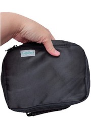 Magellan&rsquo;s Padded Electronics Camera Travel Storage Case Black Zippered Divided