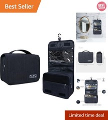 Large Capacity Toiletry Bag Travel Bag with Hanging Hook for Men and Women Wa…