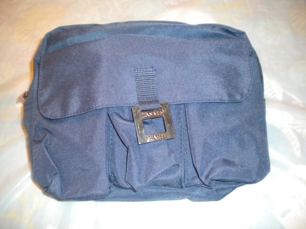 BRANDNew BLUE Toiletry Bag Shaving Kit Travel Case Tote Make Up Zippered Vanity