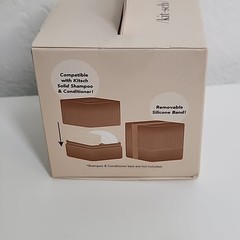 Kitsch Dry Solid Shampoo & Conditioner TSA Approved Plastic Travel Case w/ Band