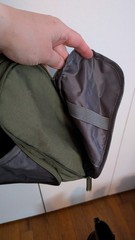 Travel Tolietry Bag Hanging Water Resistant Army Green Cosmetic Camping