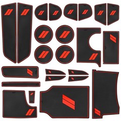SENSHINE for Dodge Charger Accessories 2015-2021 2022 2023 2015-2023, Red