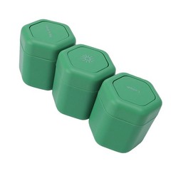 3pcs Magnetic Toiletry Containers Minimalist Aesthetic Portable Storage