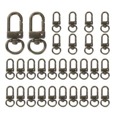 30 pcs quick release key hooks, for bronze