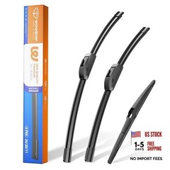 24&Prime;+20&Prime; Windshield Wiper Blades with 11&Prime; Rear Wiper Replacement for Kia