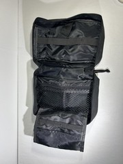 Samsonite Black Mini Hanging Travel Toiletry Cosmetics Organizer Bag NO HOOK