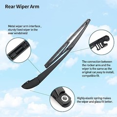 Rear Windshield Wiper Blade Arm Kit – Replaces 2007-2012 For Santa Fe 2007-2012