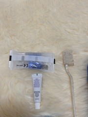Set Of Airplane Hotel Travel Slippers, Socks, Earplugs, Toothpaste, & Toothbrush