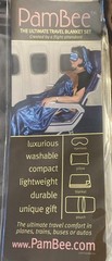 Pam Bee The Ultimate Travel Bordeaux Blanket Set