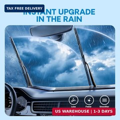 5 PLUS 26&Prime; and 20&Prime; Windshield Wiper Blades(Pack Of 2), All-Season Performance Au