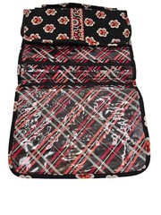 Vera Bradley Women’s, Cotton, Hanging Travel Jewelry Organizer Pirouette Black