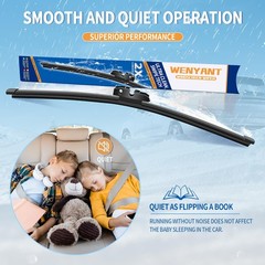 11&Prime; Rear Windshield Wiper Blade Replacement for BMW X3, Ford, Volvo Models