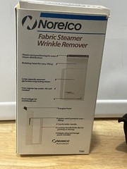 Vintage Norelco Travel Care Fabric Steamer/Wrinkle Remover Model TS 60 – NIB