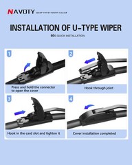 Replacement Windshield Wiper Blades Set for Acura MDX 20072020, 26 20&Prime; 14&Prime; »