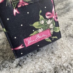 VERA BRADLEY Travel Clock Retired New Hope Snowdrops Breast Cancer