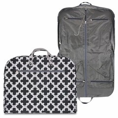 NEW HANGING GARMENT BAG LUGGAGE TRAVEL CHEER BLACK TOTE SUIT GRAY CANVAS DANCE