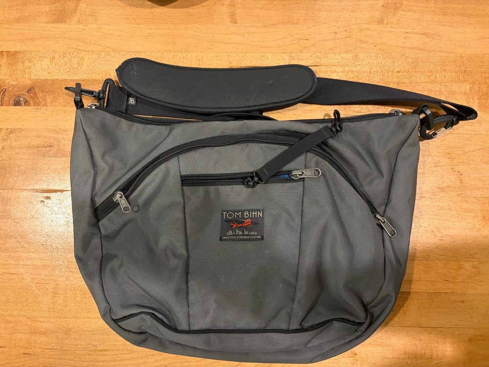 Tom Bihn Parental Unit Nebulous Grey Ballistic Island Halcyon Made in USA
