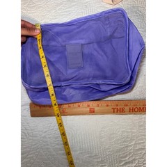 Travel Season Packing Cubes Set Purple 5 Piece Luggage Organizer Mesh Pouches