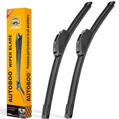 AUTOBOO 26&Prime; & 16&Prime; Windshield Wiper Blades Set – Premium All-Season Streak-Free