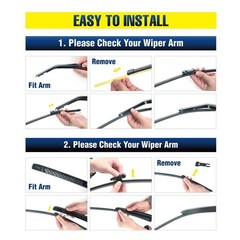 ® 15 Inch Rear Wiper Blade Replacement for Porsche Macan 2020-2015 Panamera 2…