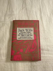 Jack Wills University Outfitters Passport Cover – Pink and Beige Gently Used