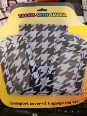 2Moda NWT Travel Set 2 Luggage/ID Holders & Passport Cover