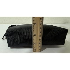Tumi Delta Air Lines Black Ballistic Nylon Amenity Kit Travel Pouch Organizer