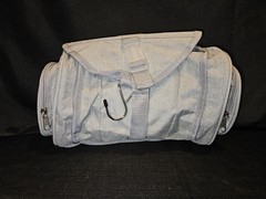 Bella Russo Toiletry Bag Gray Hanging Travel Organizer NWT