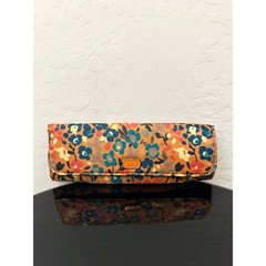 LUG Floral Pill Organizer Travel Medicine Case Fold Over Zip Pouch