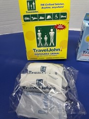 TravelJohn Jr. Disposable Urinal Bags For Children & Partial Box For Adults