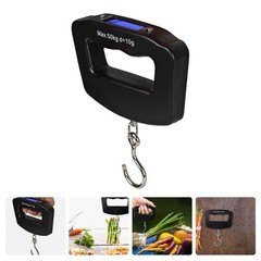 Electronic Hook Scale Digital Portable Fishing Weight Scale with LCD Screen