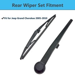 Rear Window Wiper Arm & Blade Replacement for Jeep Grand Cherokee 2005-2010 R…