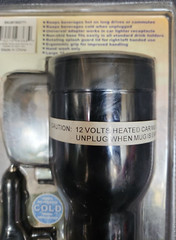 Plug a mug with comfort grip handle 16 oz. Vehicle Travel cup 12 Volts (T5)
