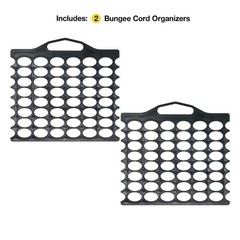 Bungee Buddy by Wrap-It Storage – Cord (2-Pack), Black